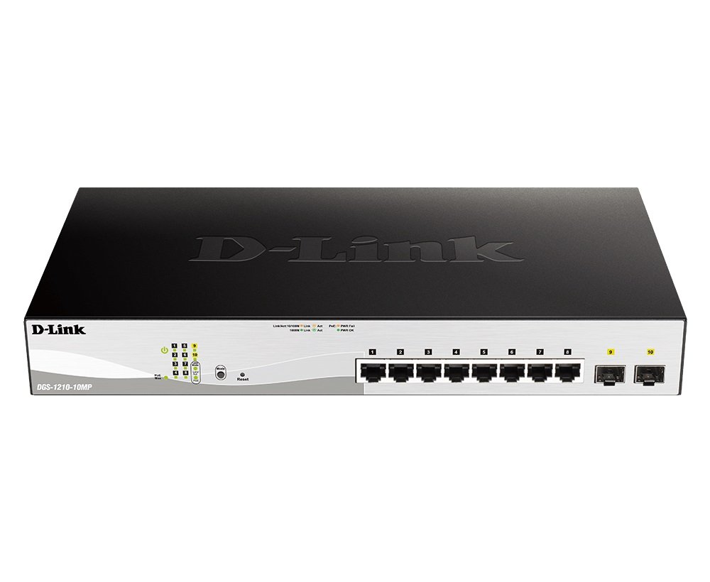 DLink-DGS-1210-10MP-8Port-Gigabit-PoE-Switch-(N)