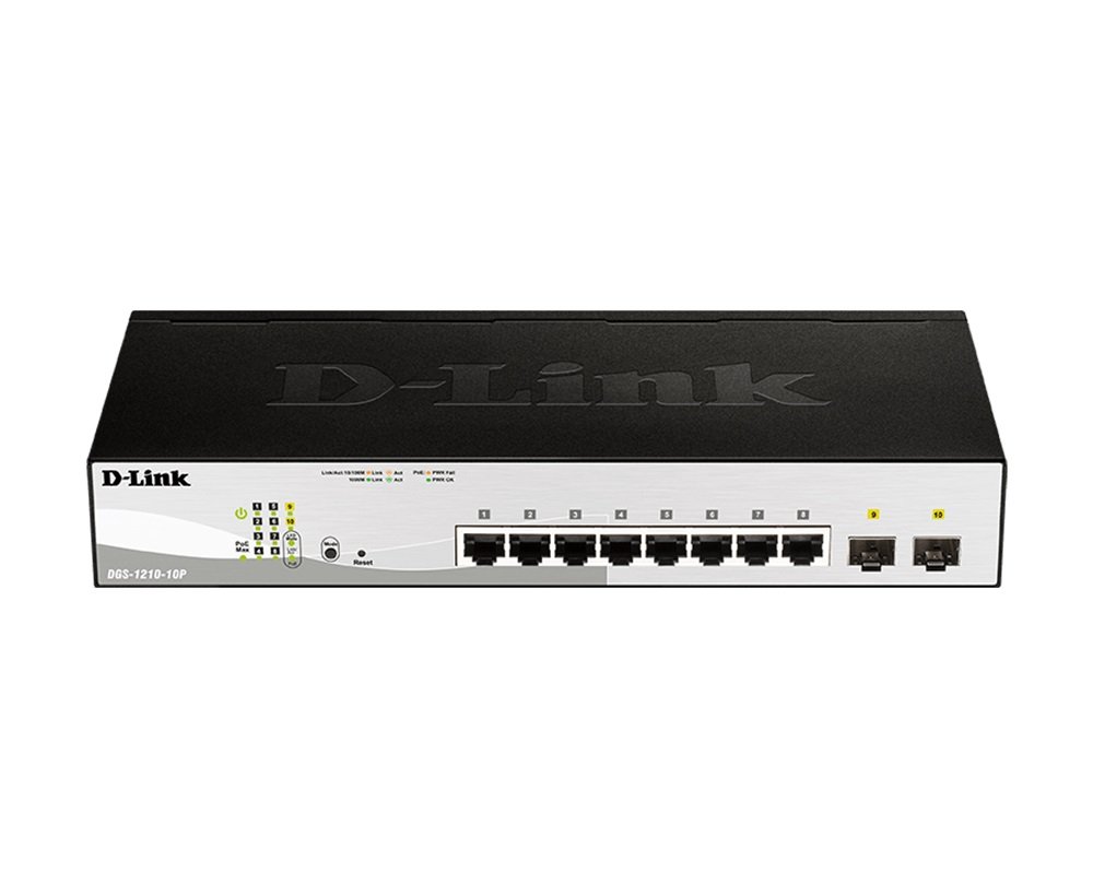 DLink-DGS-1210-10P IN-8Port-Switch-(N)