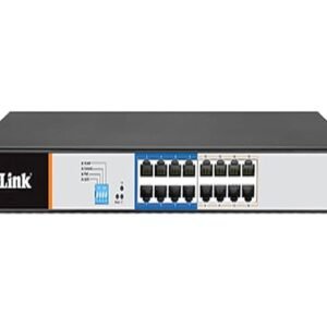 DLink DGS-F1018P-E 16 1000Mbps 250mPoE+2SFP Switch