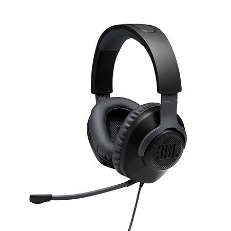 JBL-Quantum-100-Wired-Headset-(Black)