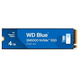 WD 4TB SN5000 Sata NVMe SSD Blue (WDS400T4B0E)