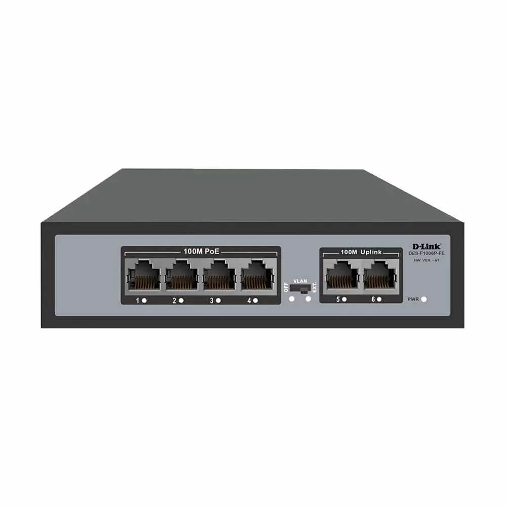 DLink DES-F1006P-FE 4+2 Port Switch(N) Preview