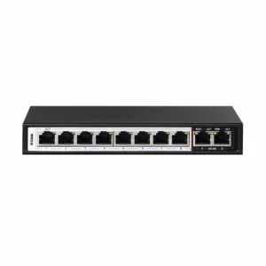 DLink DES-F1010P-E 8+2 100Mbps 250m PoE Switch