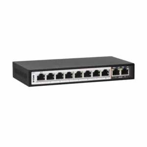 DLink DES-F1010P-E 8+2 100Mbps 250m PoE Switch