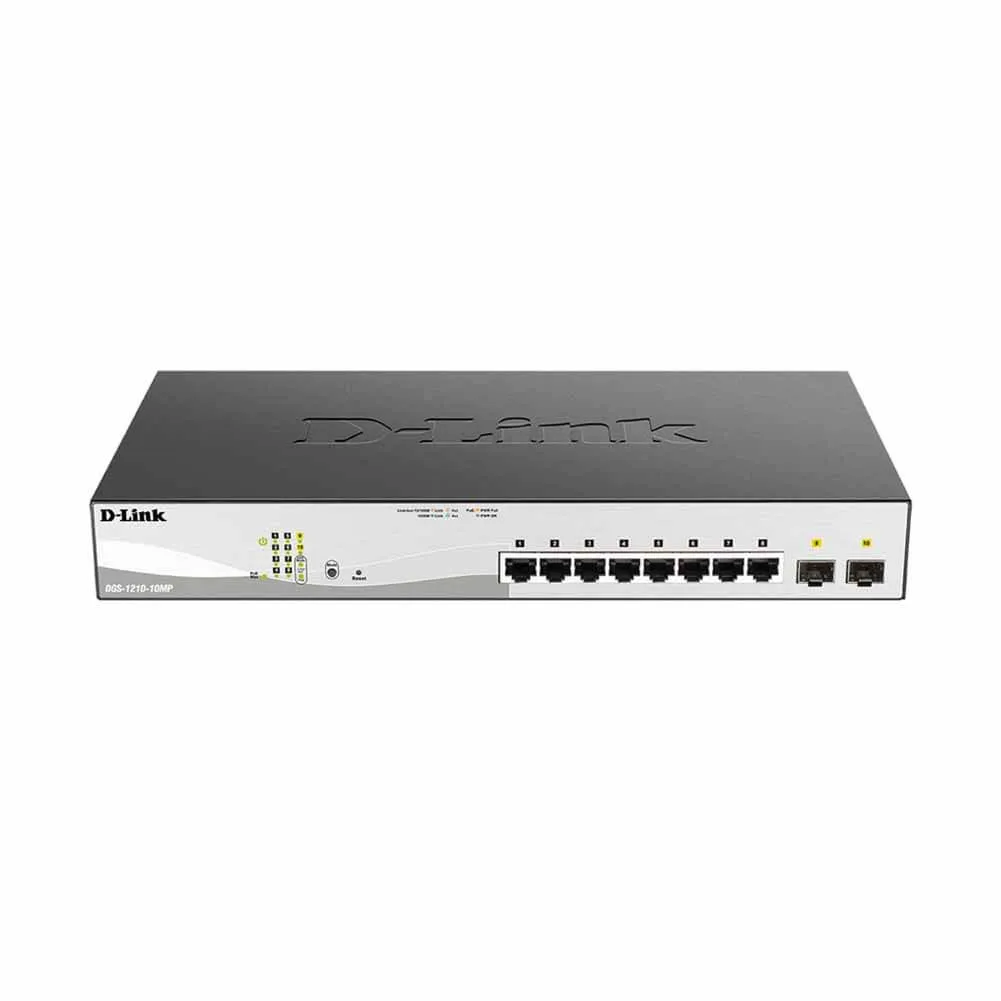 DLink DGS-1210-10MP 8Port Gigabit PoE Switch (N)