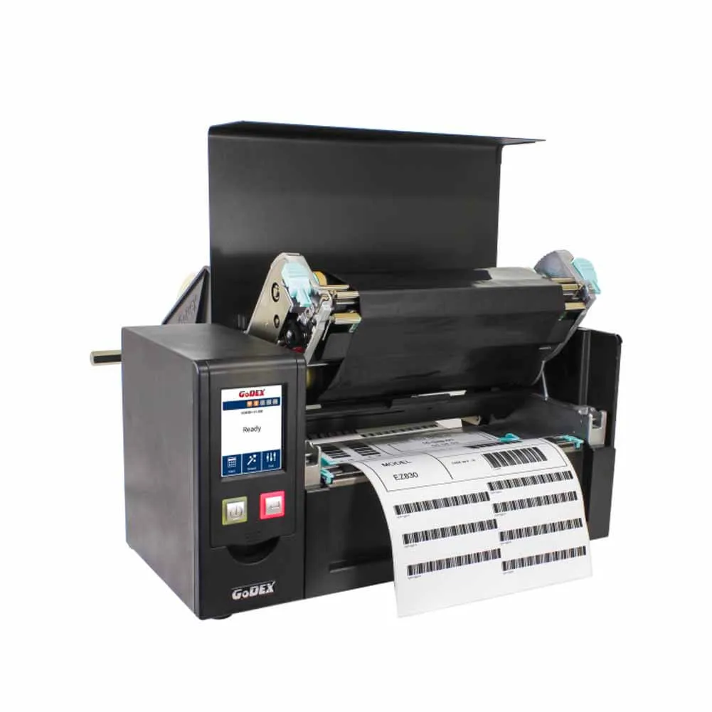 Godex HD830i+ 8-Inch Industrial Thermal Transfer Label Printer 300 DPI Preview-3