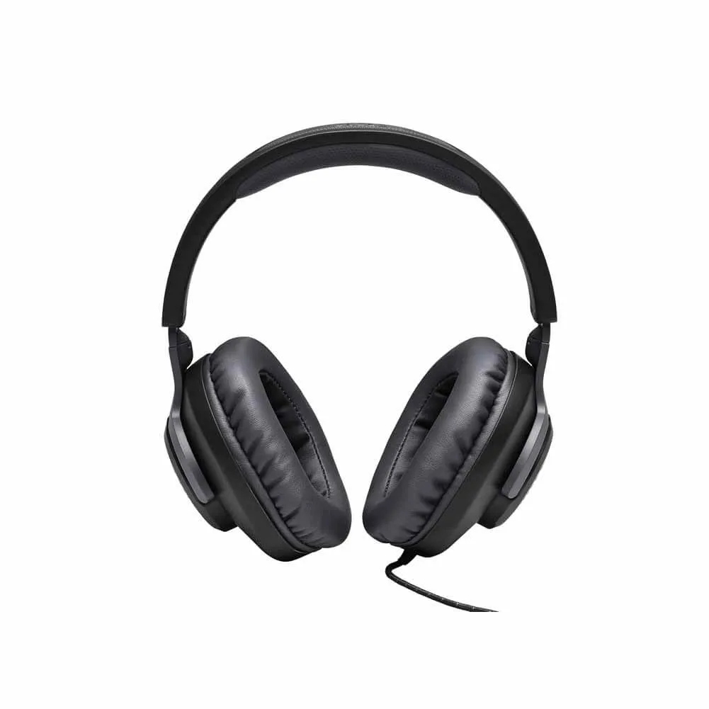 JBL Quantum 100 Over-Ear Gaming Wired Headphone (Black)