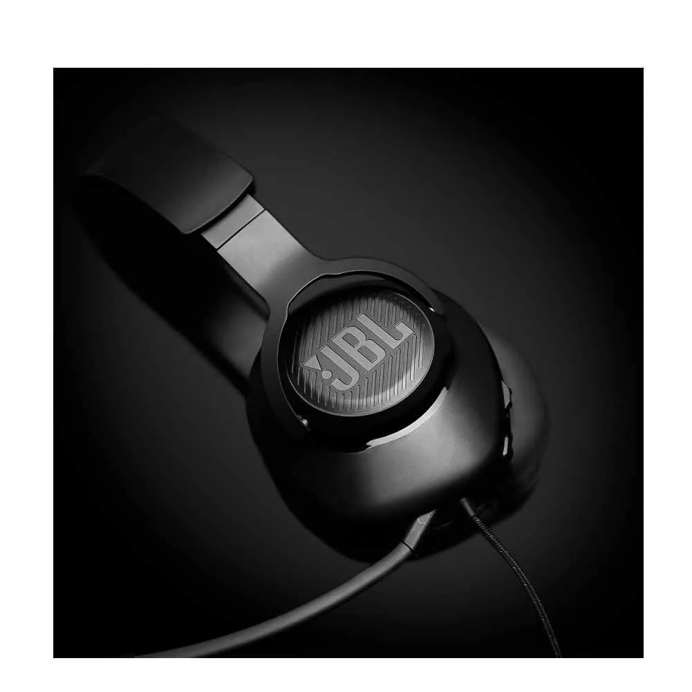 JBL Quantum 100 Over-Ear Gaming Wired Headphone (Black) Preview-4
