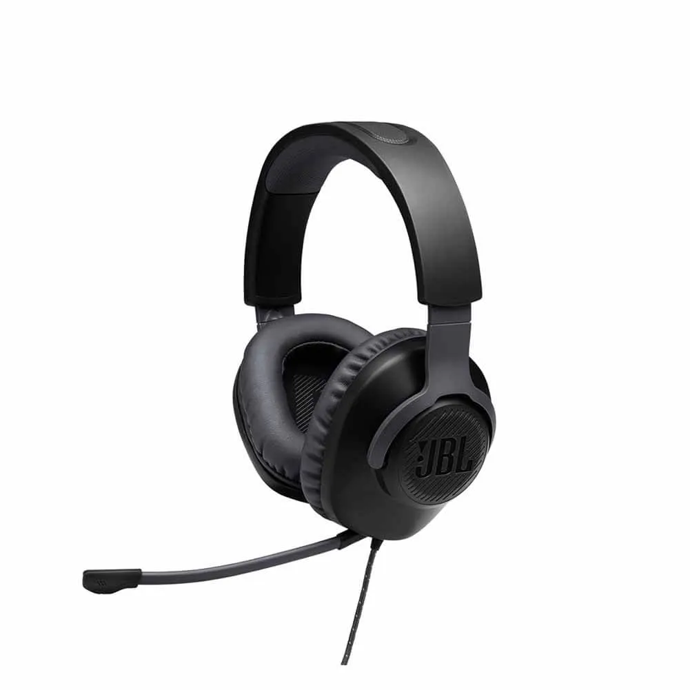 JBL Quantum 100 Over-Ear Gaming Wired Headphone (Black) Preview