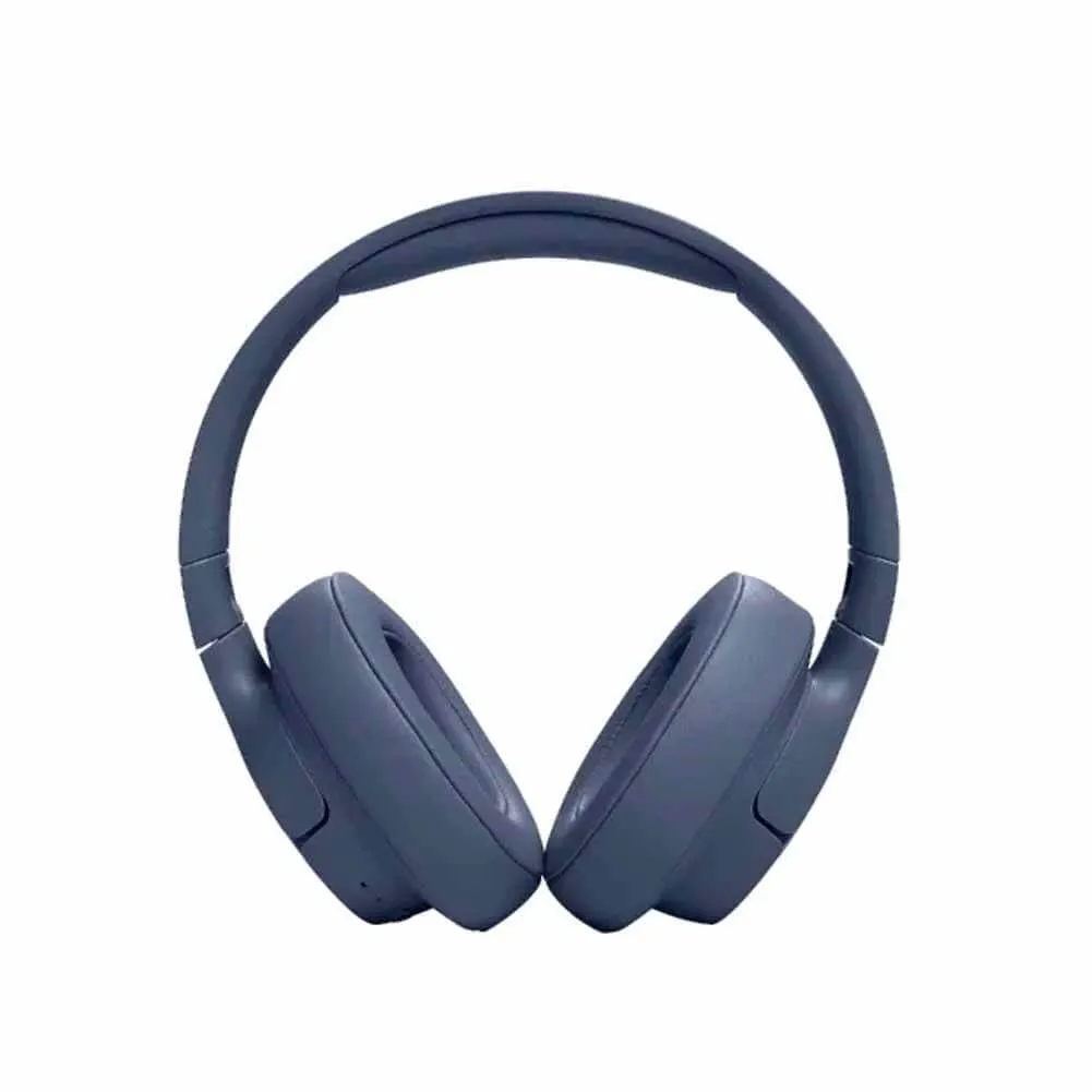 JBL T720 BT Blue Over-Ear Headphones with Pure Bass Sound