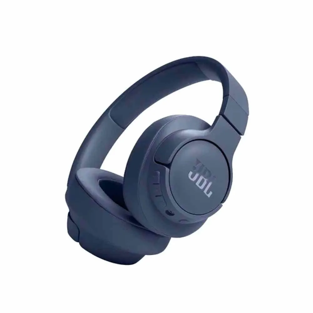 JBL T720 BT Blue Wireless Over-Ear Headphones