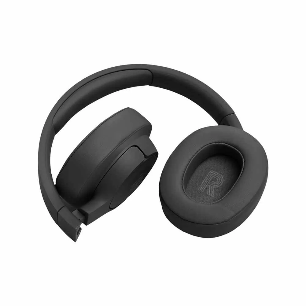 JBL Tune 770NC Active Noise Cancelling Wireless Over-Ear Headphones Black Side View