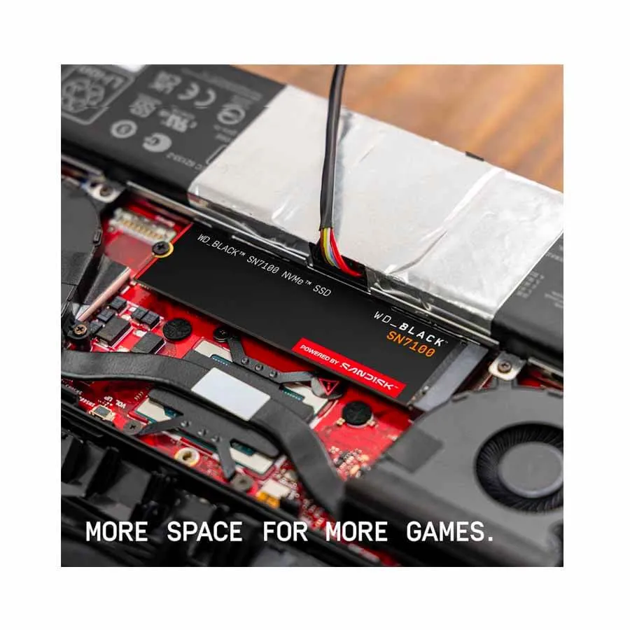 WD Black SN7100 500GB NVMe PCIe 4.0 M.2 Internal SSD (WDS500G4X0E) Preview-3