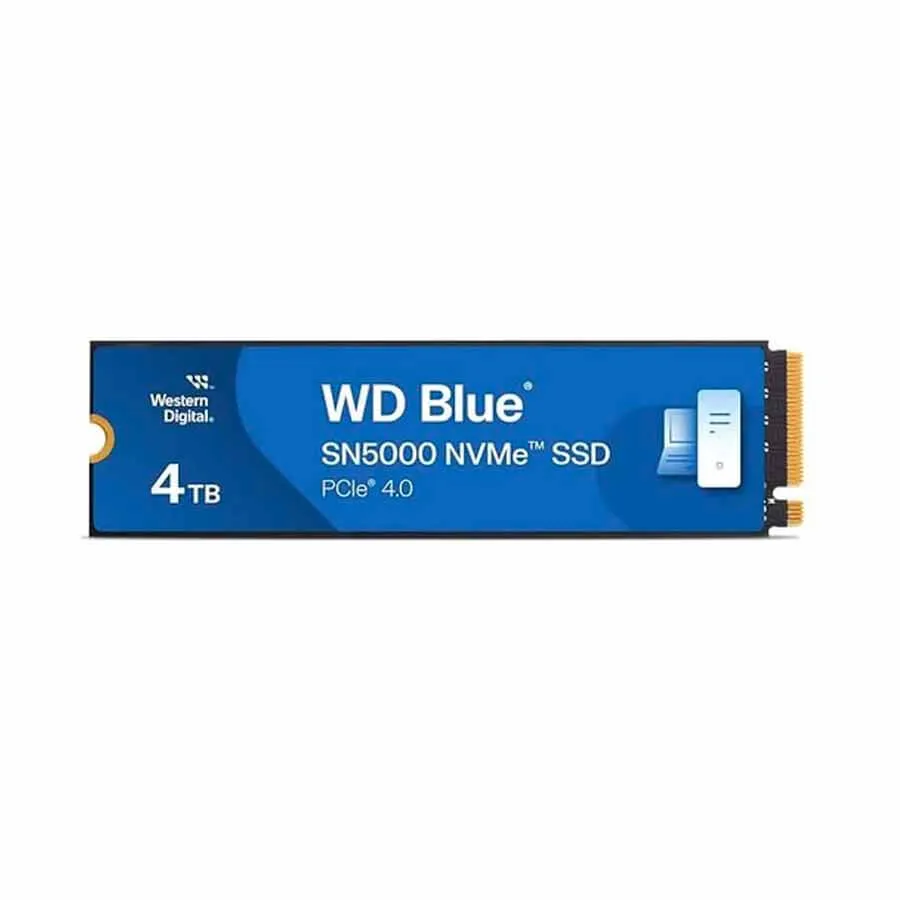 WD Blue SN5000 4TB NVMe PCIe Gen4 M.2 2280 Internal SSD WDS400T4B0E Preview