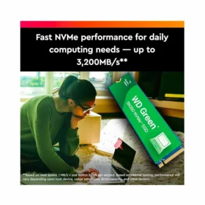 WD SN350 1TB NVMe M.2 SSD Green (WDS100T3G0C)