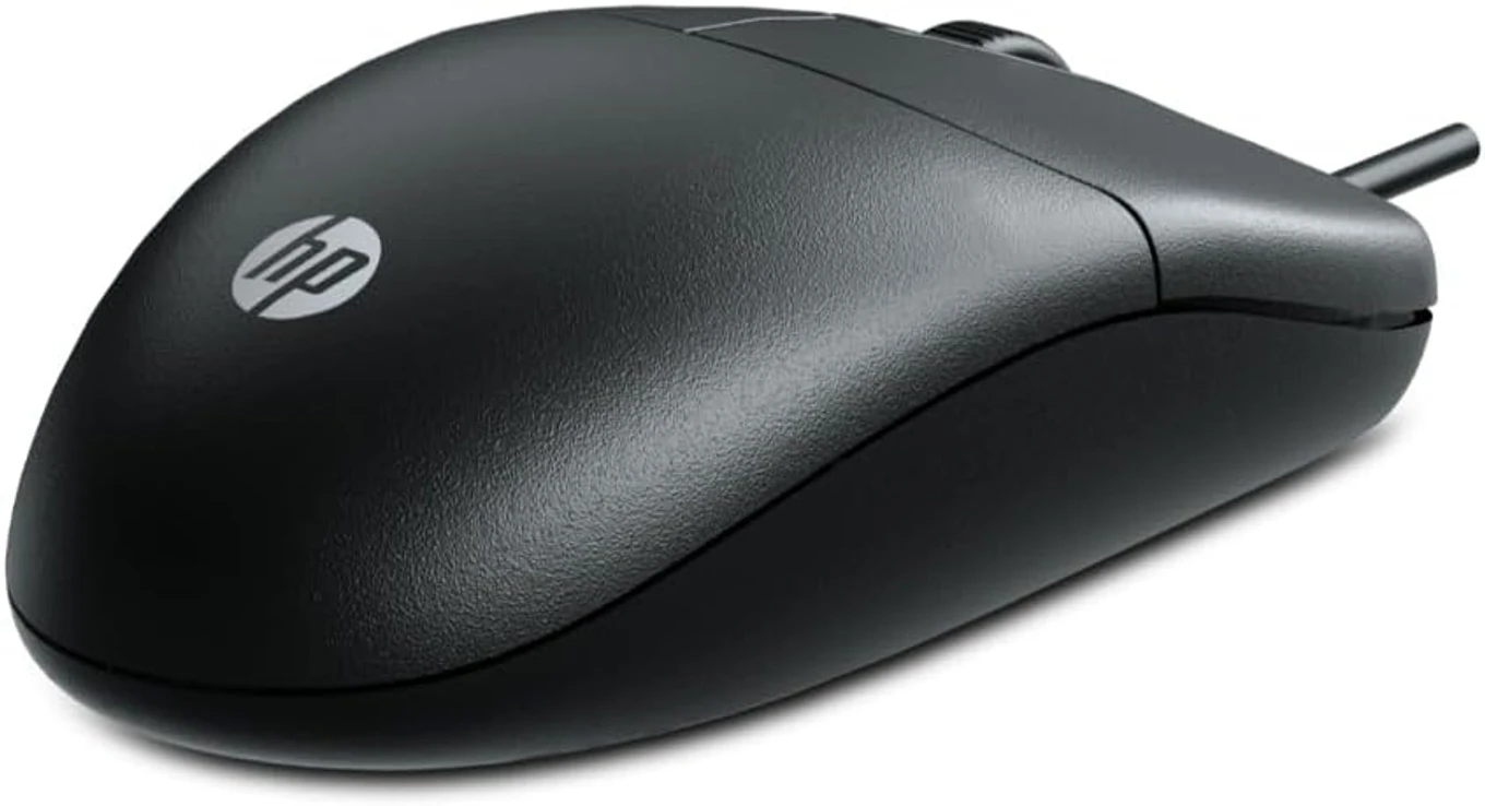 HP M050 Wired Ambidextrous Optical Mouse (USB 2.0, Black)