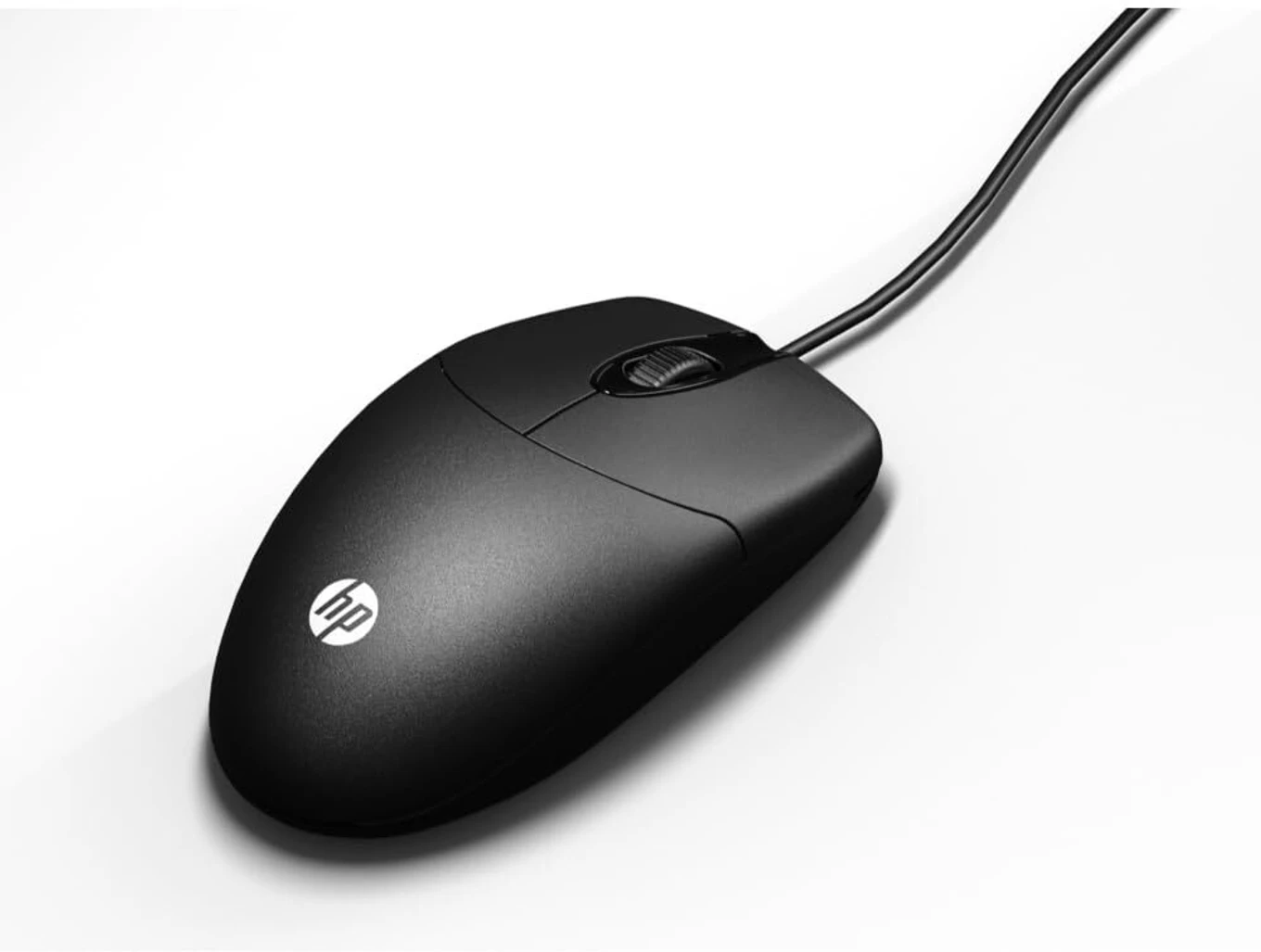 HP M050 Wired Ambidextrous Optical Mouse (USB 2.0, Black)