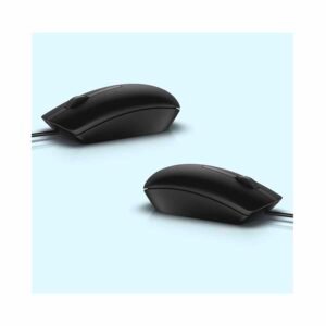 Dell MS116 Wired Optical Mouse (1000 DPI, Black)