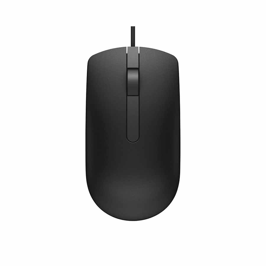 Dell MS116 Black Wired Optical USB Mouse with 1000 DPI for Laptop and PC Preview