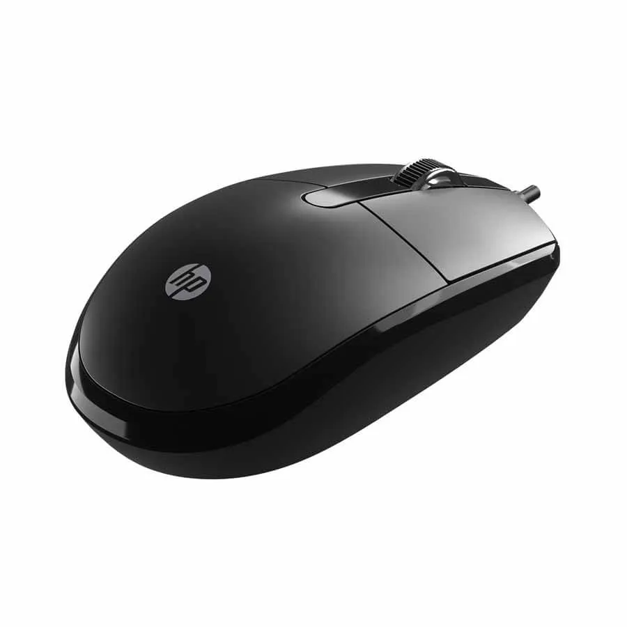 HP M10 G2 Black Wired Ambidextrous Optical Mouse with 1200 DPI USB 2.0 connection Preview-2