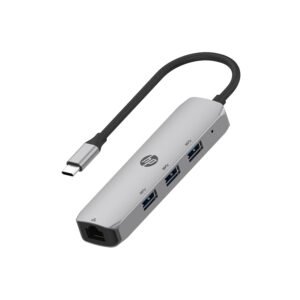HP USB-C 4-in-1 Multiport Hub TC233 4-in-1 Expansion Dongle (Silver)
