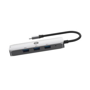 HP USB-C 4-in-1 Multiport Hub TC233 4-in-1 Expansion Dongle (Silver)