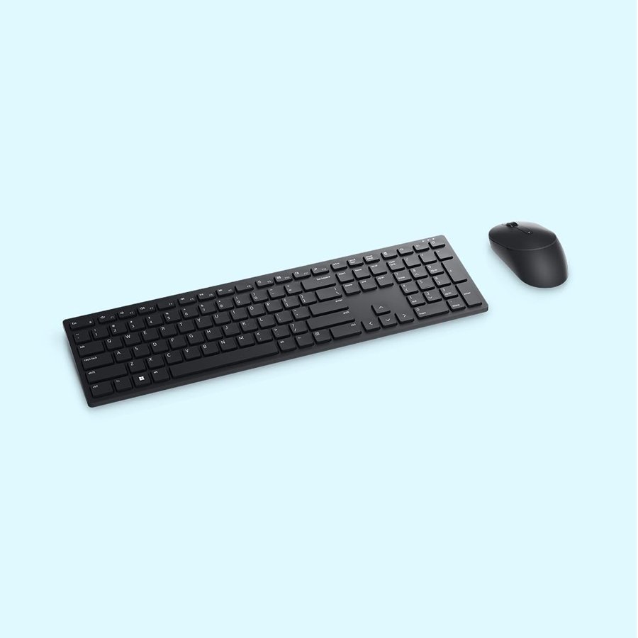 Dell Wireless Keyboard and Mouse KM5221W Combo (Black)
