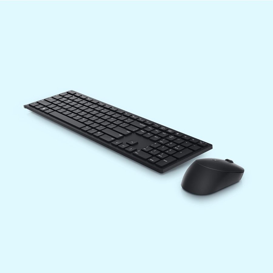 Dell Pro KM5221W Wireless Keyboard and Mouse Combo in Black for Desktop and Laptop Preview-4