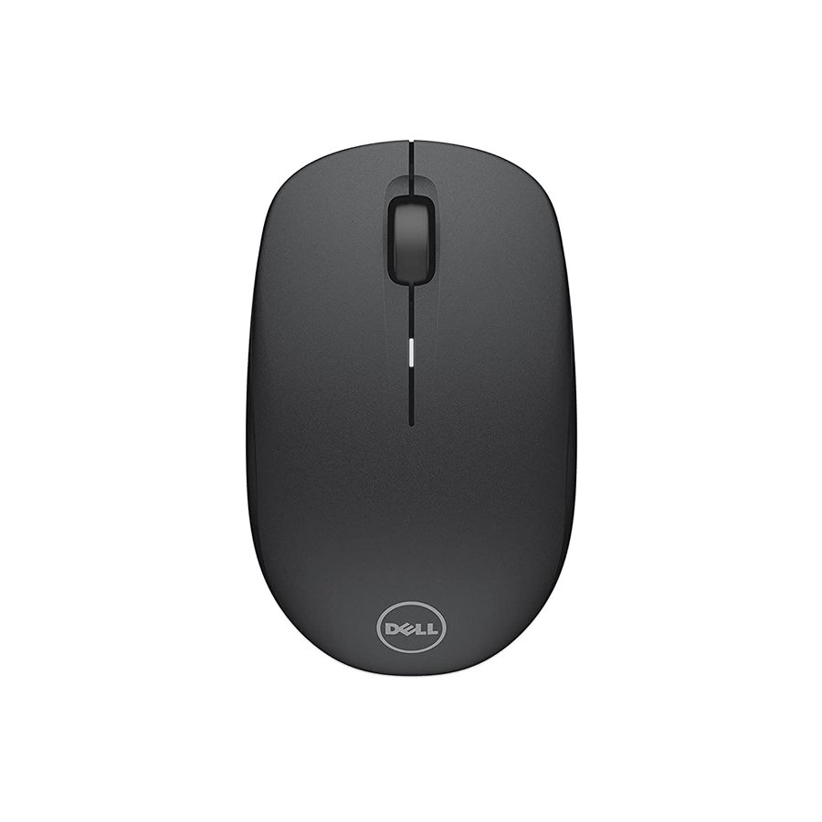 Dell WM126 Black Wireless Optical Mouse with USB Nano Receiver for PC and Laptop