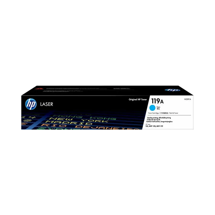 HP 119A Cyan Original Laser Toner Cartridge (W2091A) for HP Color Laser Printers