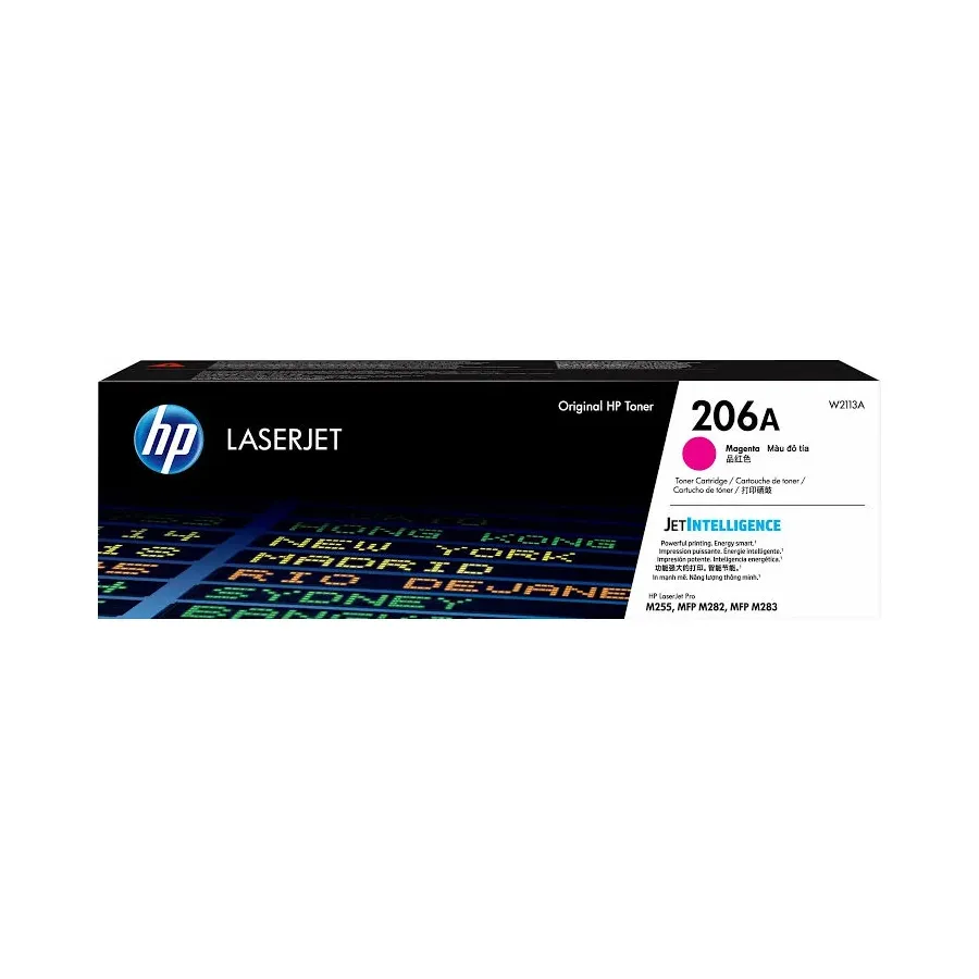 HP 206A Magenta Original LaserJet Toner Cartridge (W2113A) for HP Color LaserJet Pro Printers