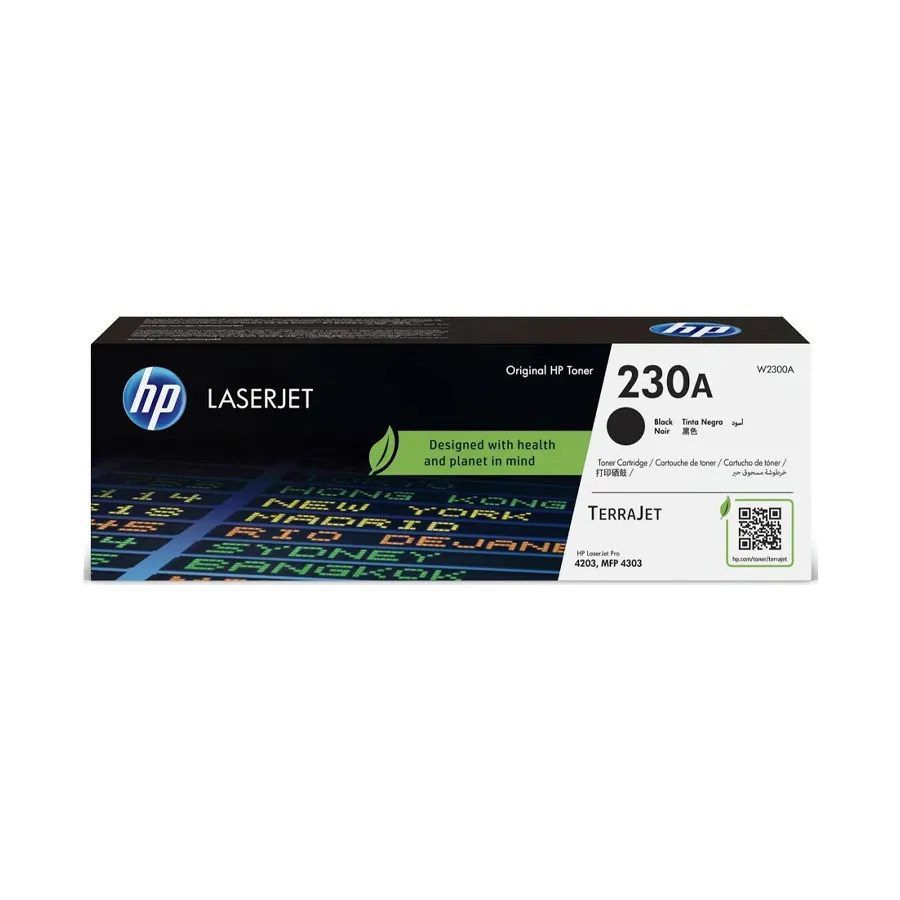 HP 230A Black Original LaserJet Toner Cartridge (W2300A) for HP Color LaserJet Pro Printers
