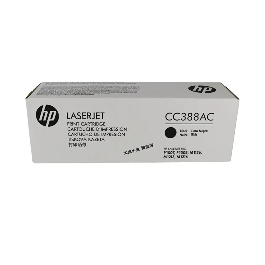 HP 88AC CC388AC Single-Pack Black Original LaserJet Toner Cartridge for HP Printers
