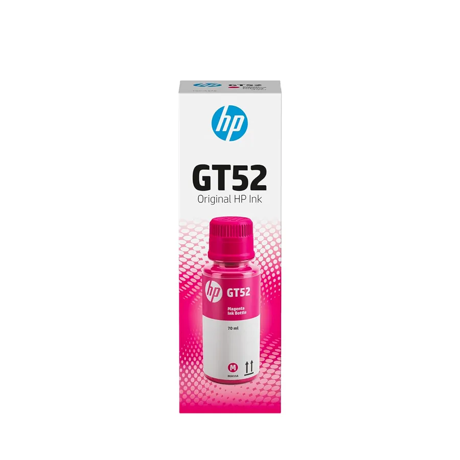 HP GT52 70-ML Magenta Original Ink Bottle (M0H55AA) for HP Smart Tank and Ink Tank Printers