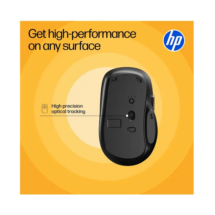 HP M290 Black Wireless Optical Mouse with 2.4GHz USB Receiver for PC and Laptop Preview-2