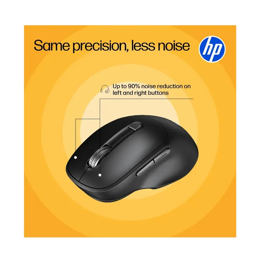 HP M290 Black Wireless Optical Mouse with 2.4GHz USB Receiver for PC and Laptop Preview-3