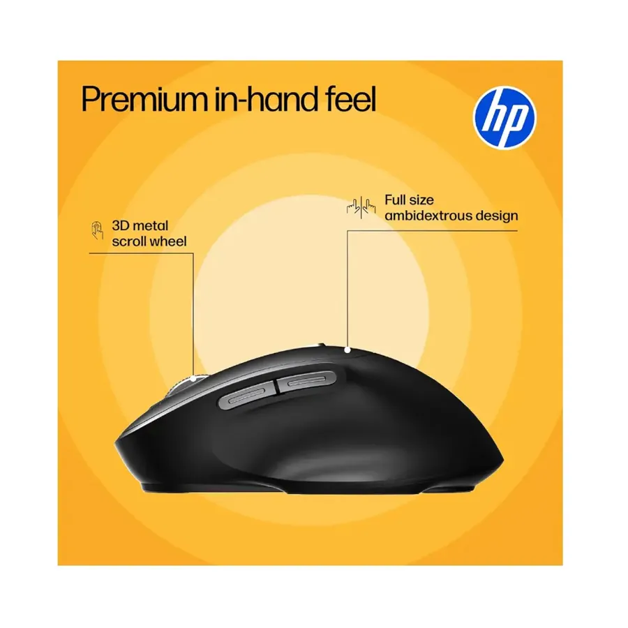HP M290 Black Wireless Optical Mouse with 2.4GHz USB Receiver for PC and Laptop Preview-5