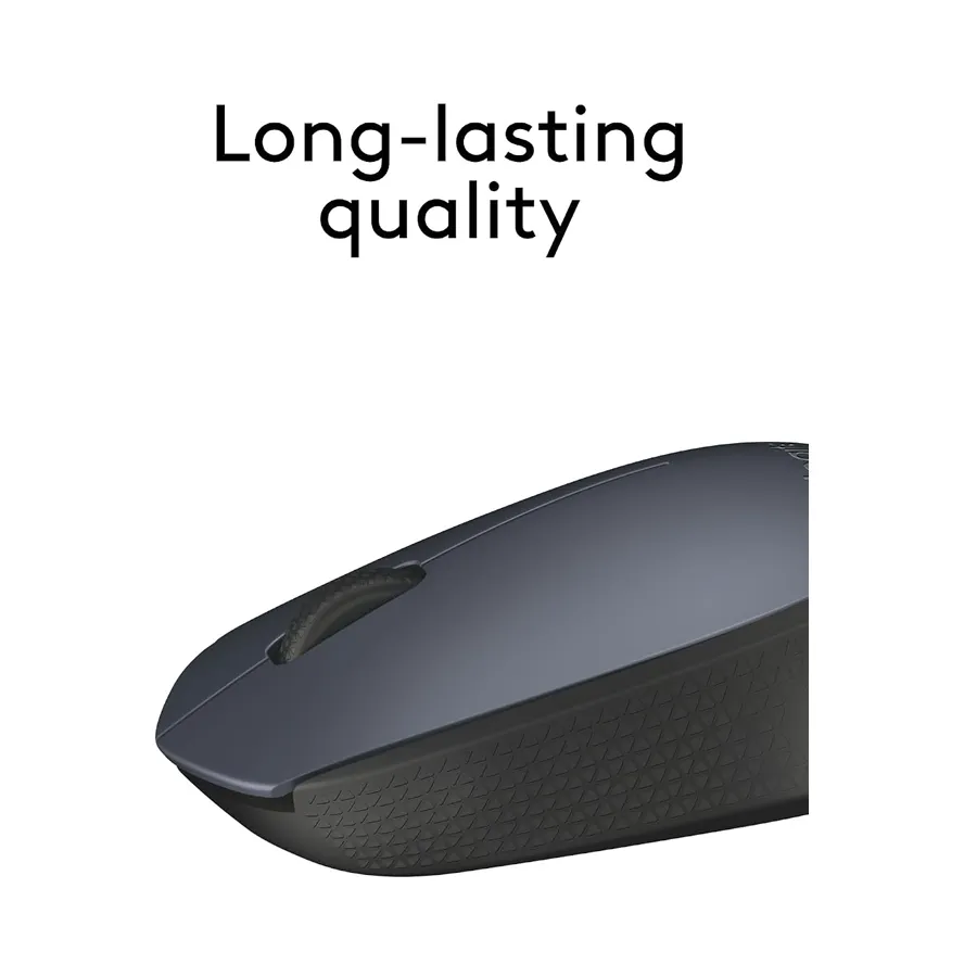 Logitech M170 Wireless Mouse (2.4GHz, Grey & Black)