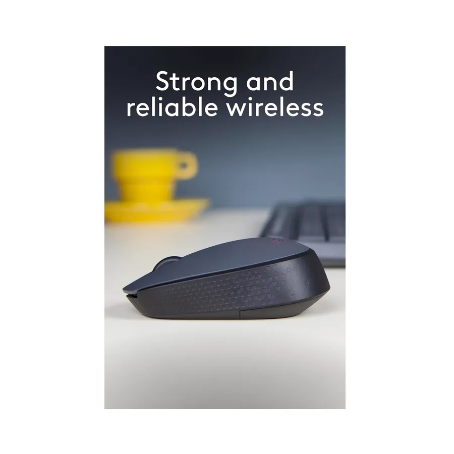 Logitech M170 Ambidextrous Wireless Optical Mouse in Grey and Black with USB Receiver preview-2