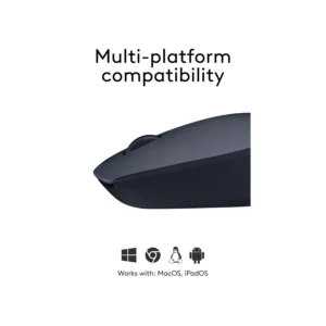 Logitech M170 Wireless Mouse (2.4GHz, Grey & Black)