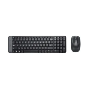 Logitech MK220 Wireless Keyboard & Mouse Combo (Black)