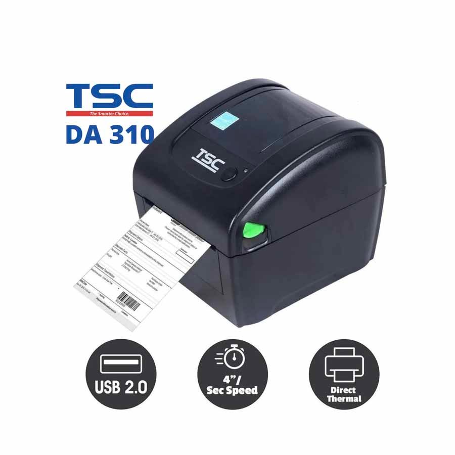 TSC DA310 300 DPI Direct Thermal Desktop Barcode Label Printer Preview